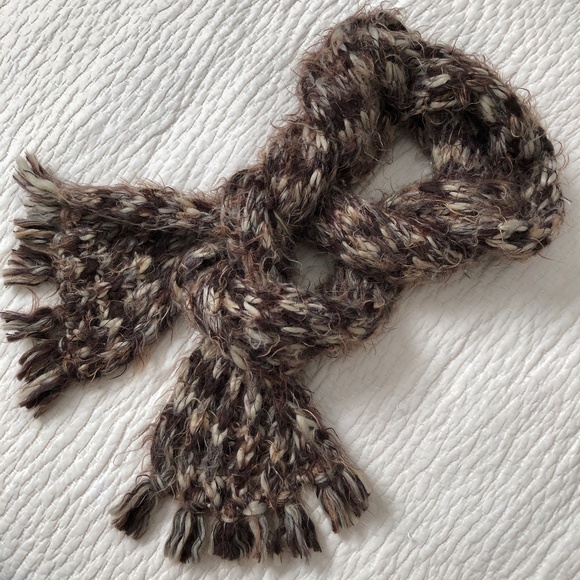NORDSTROM THICK BRAIDED LONG KNIT SCARF - Picture 3 of 8